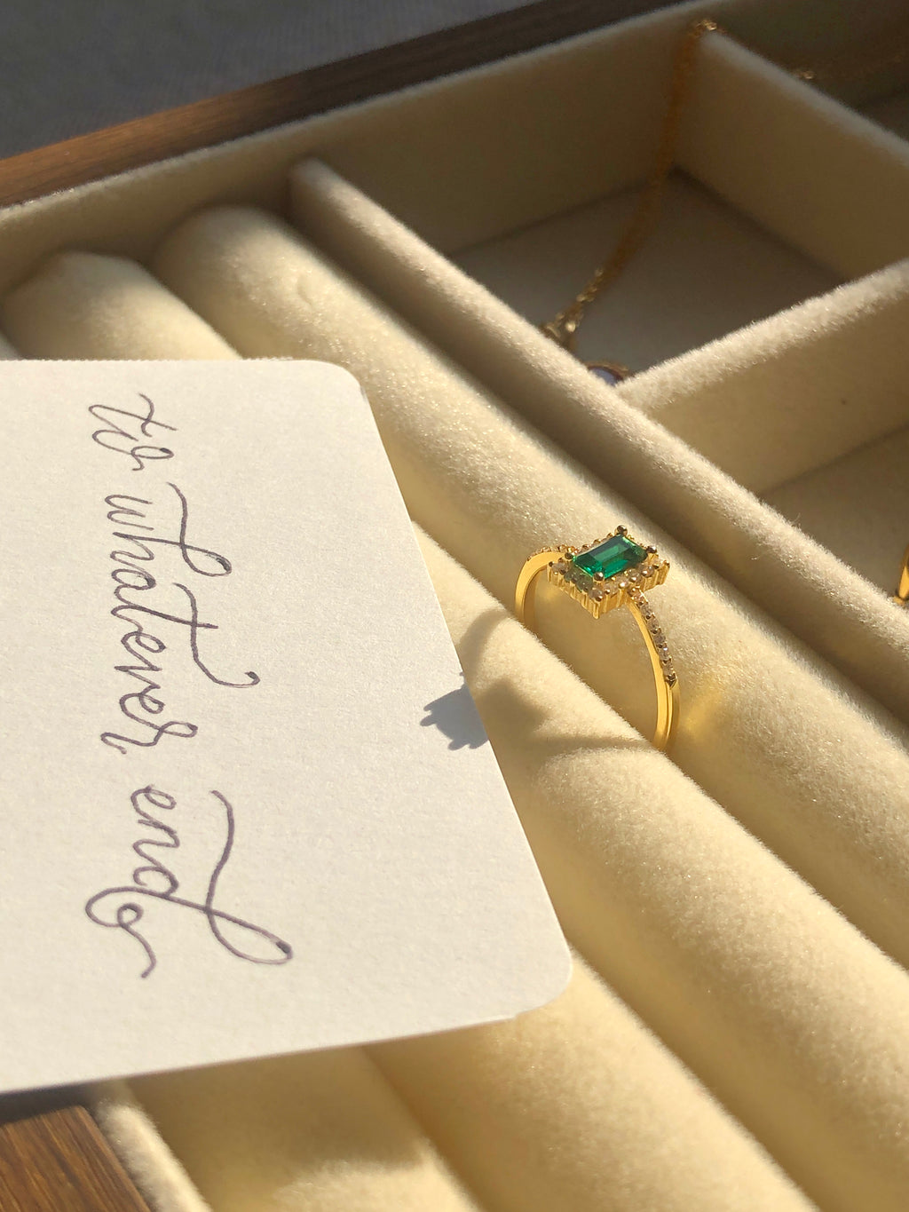 Emerald Vows Ring - PRE-ORDER