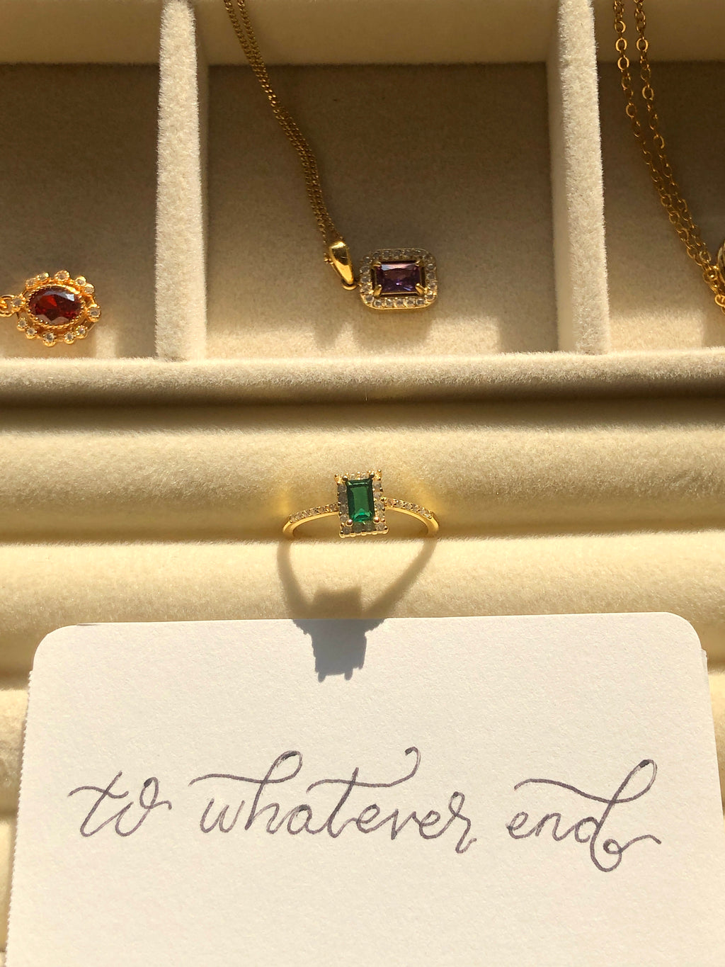Emerald Vows Ring - PRE-ORDER