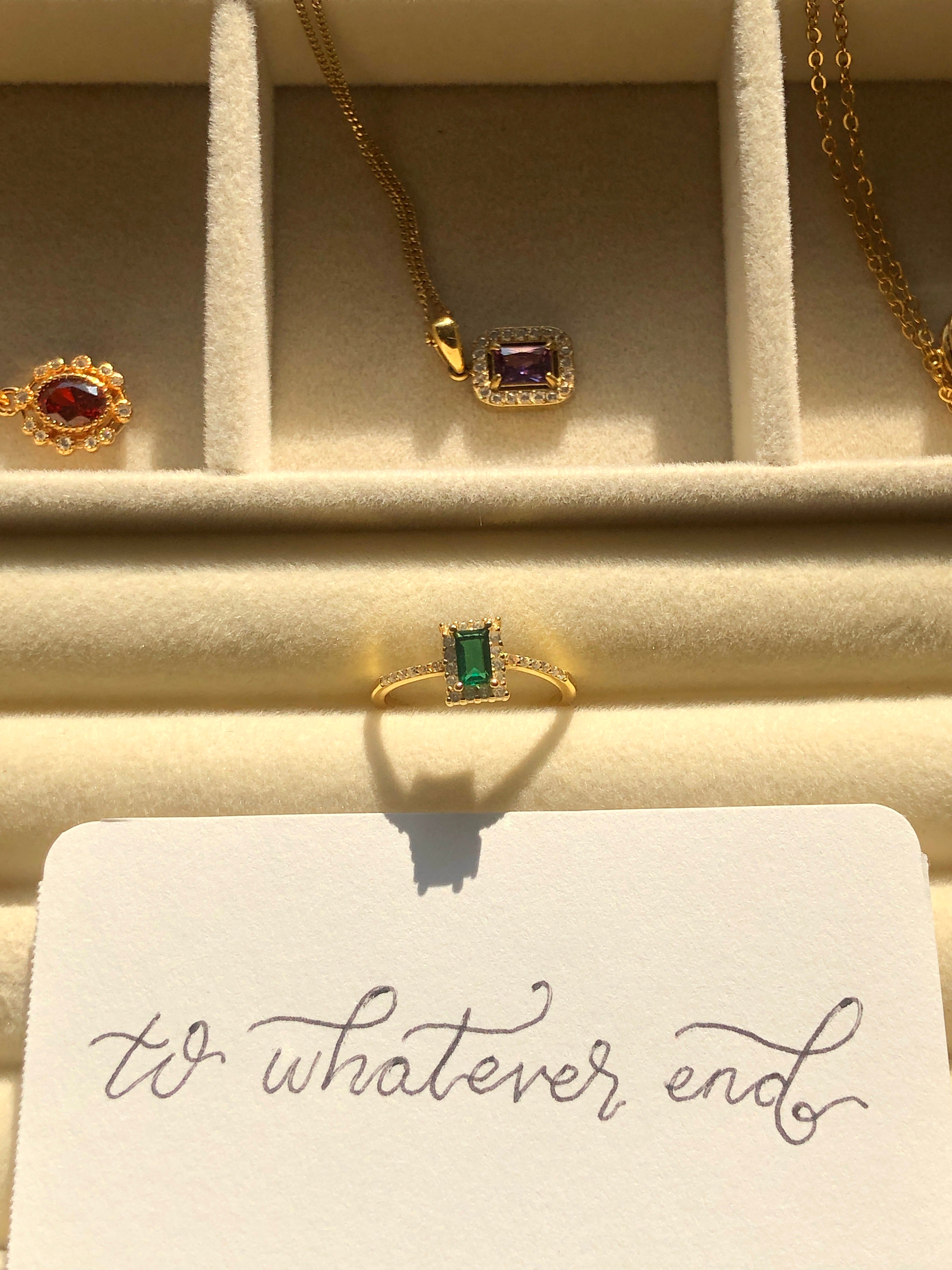 Emerald Vows Ring - PRE-ORDER