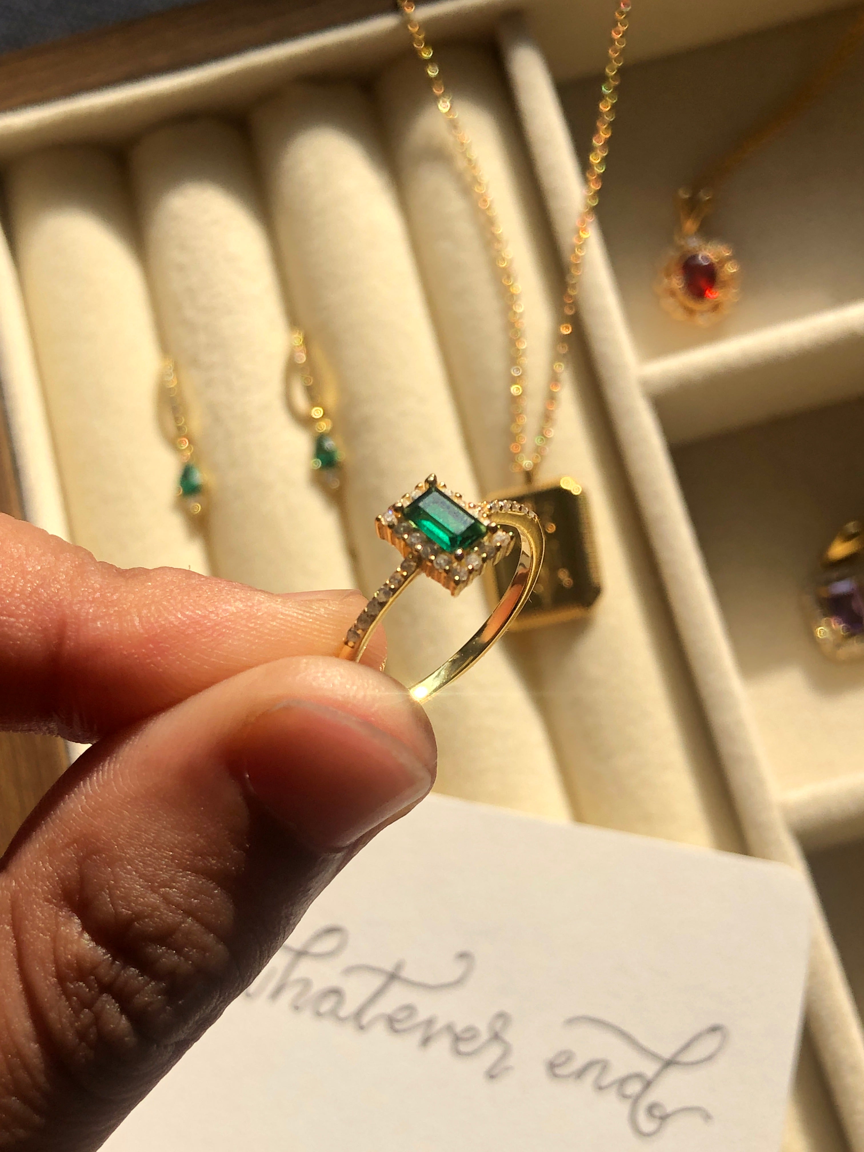 Emerald Vows Ring - PRE-ORDER