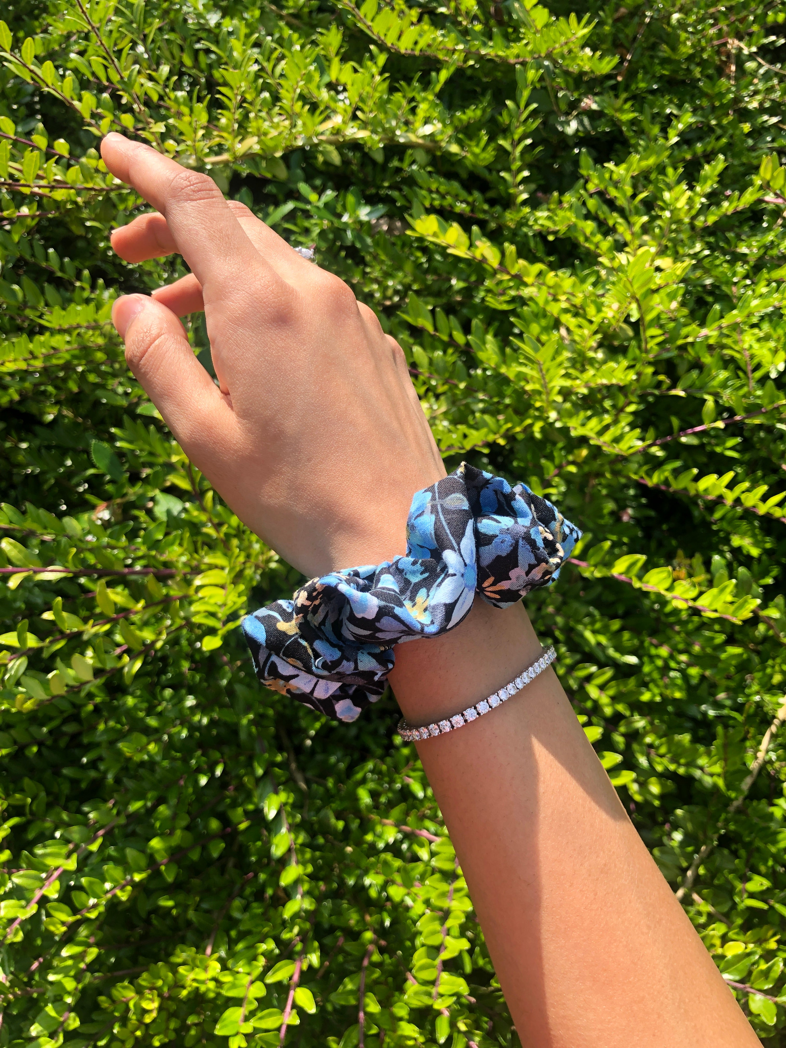 Night Garden Scrunchie