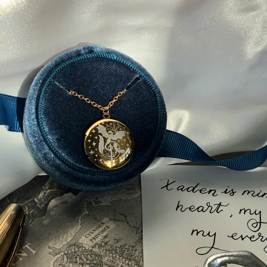 IMPERFECT - Dragon Rider Locket Necklace