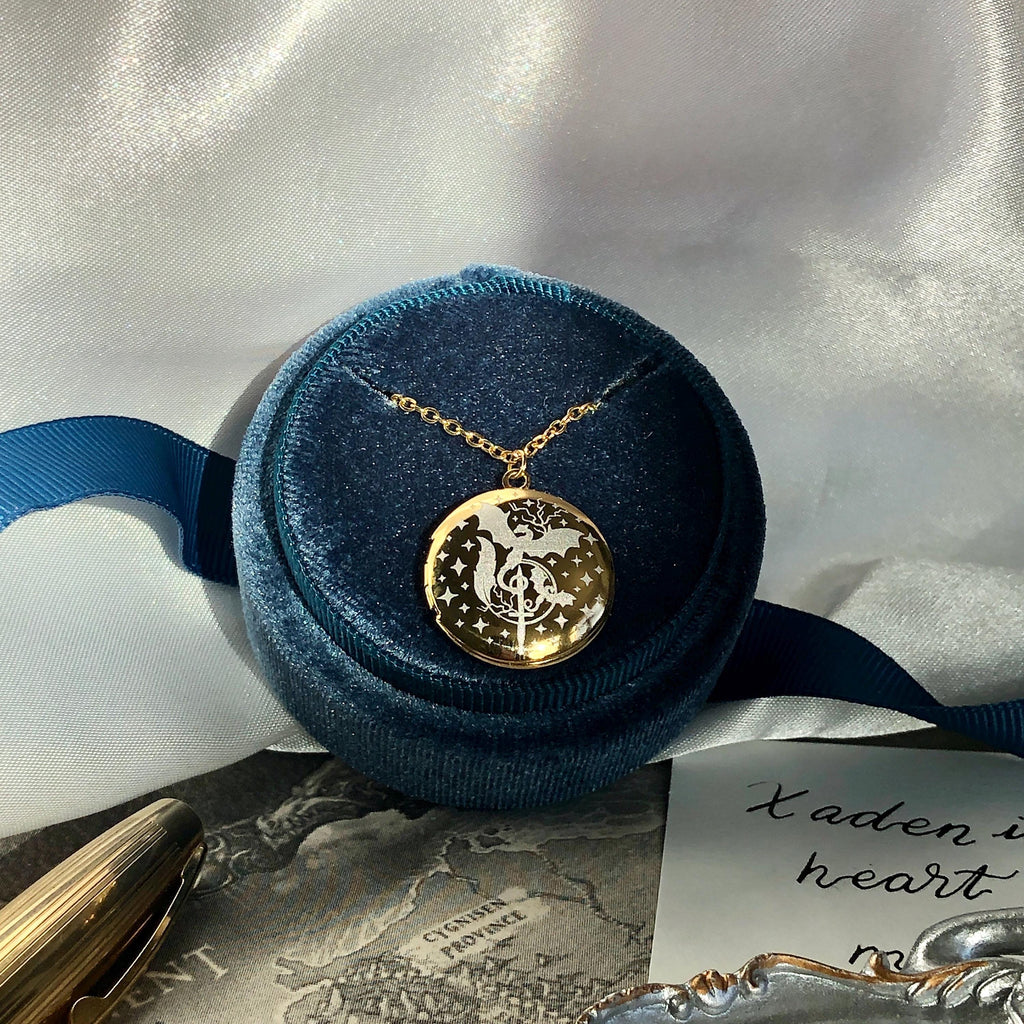 IMPERFECT - Dragon Rider Locket Necklace