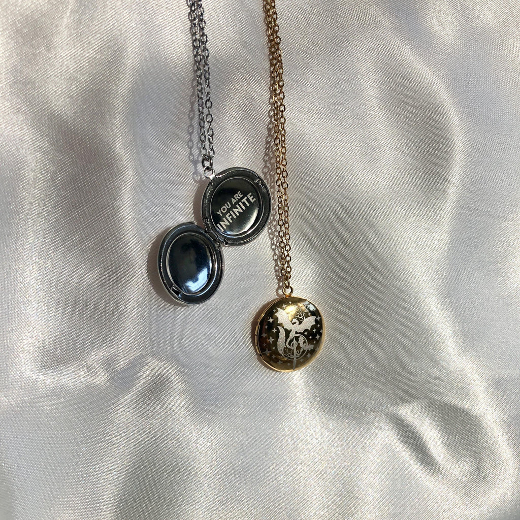 IMPERFECT - Dragon Rider Locket Necklace