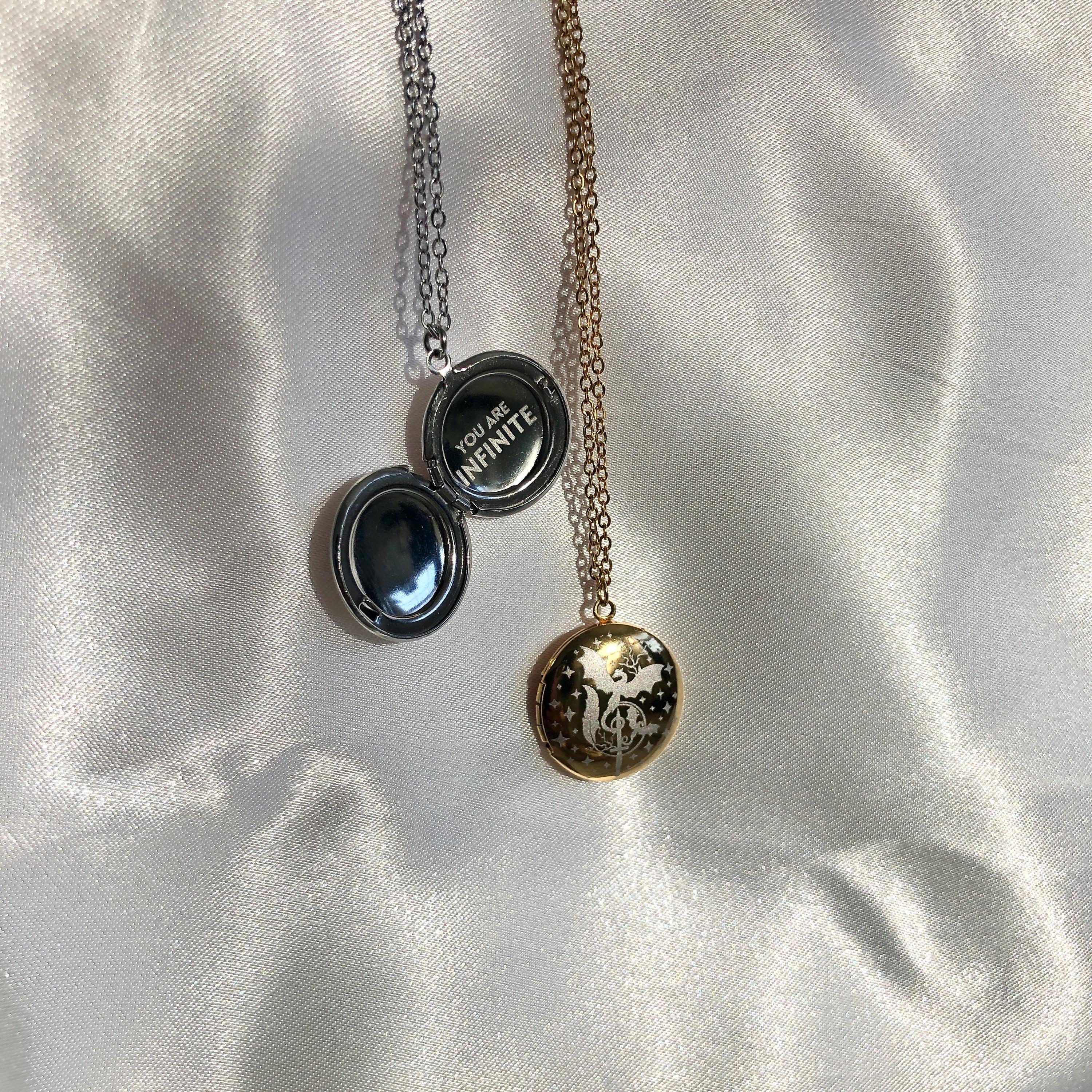 IMPERFECT - Dragon Rider Locket Necklace
